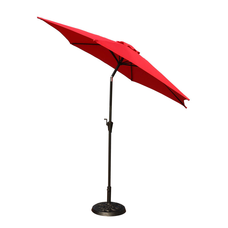 Parasol Cattima 106,3 avec contrepoids inclus, Rouge