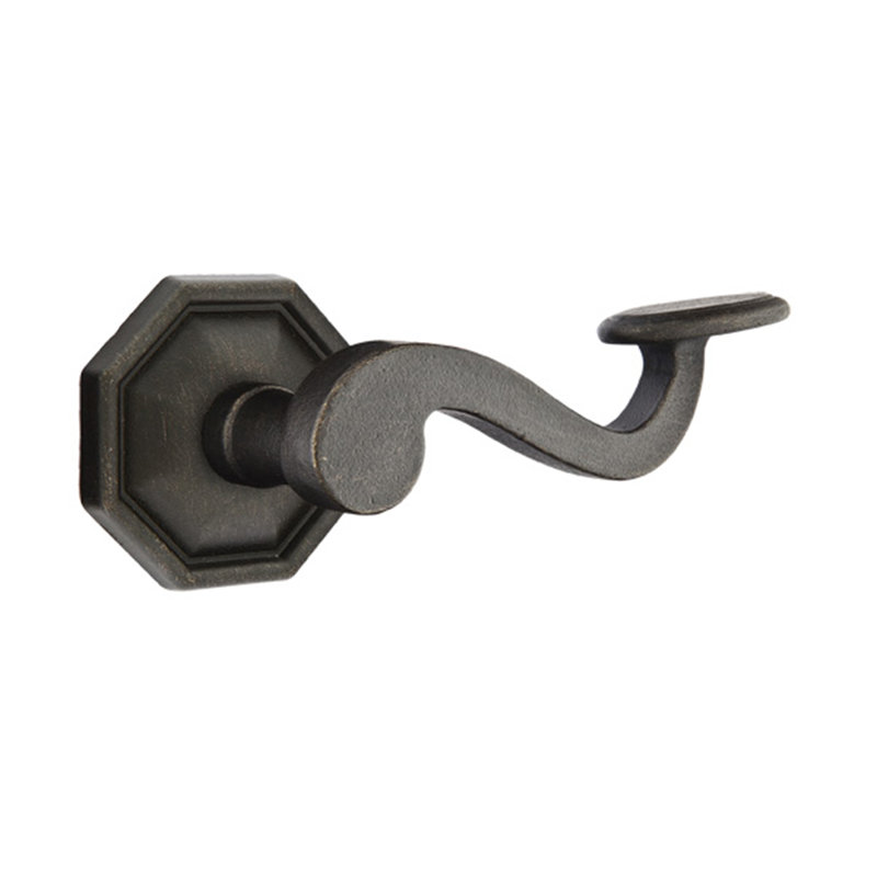 Levier de porte avec rosette Padua, Gauche, Bronze moyen