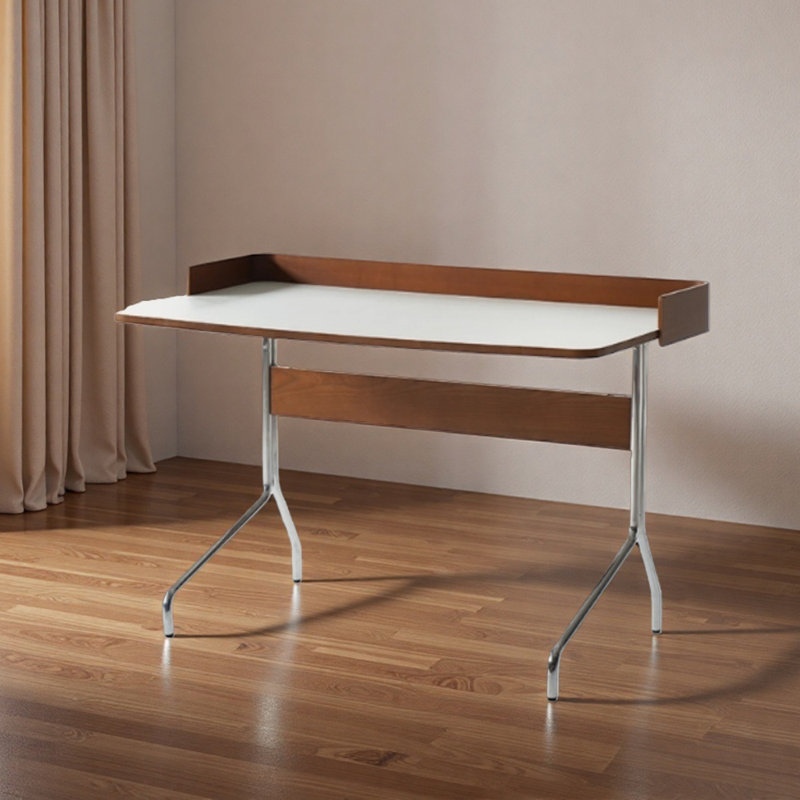Bureau d'ordinateur blanc Retro Retro