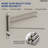Wall-Mount Swivel Towel Bar With Hooks-119751706