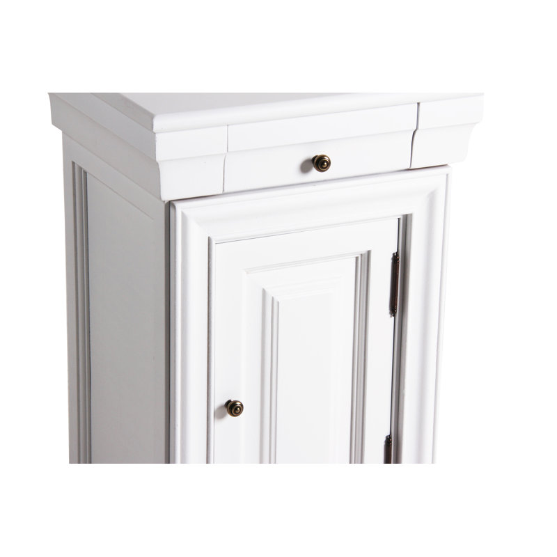 Doagh 41cm W Solid Wood Bedside Table