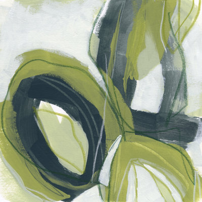 " Verdigris Motion I " by June Erica Vess Painting Print
