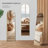 Metal Arched Full Length Mirror (set Of 2)-107485431-107485434