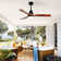 52 Inch Ceiling Fan Light With 6 Speed Remote Reversible Energy-Saving DC Motor