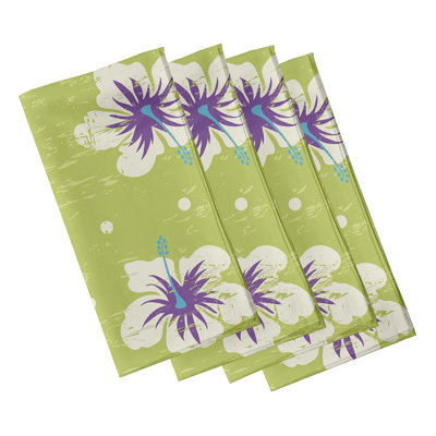 Caire Polyester Floral Square Napkin