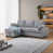 Light Gray Chenille