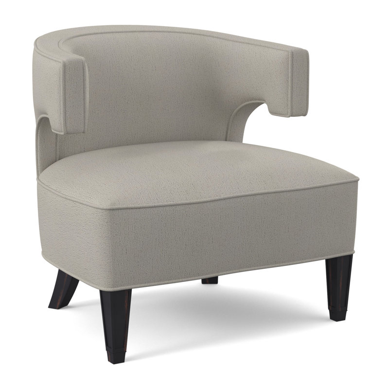 Laurel Barrel Chair, Vintage Ebony, Libby Linen