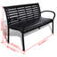 Steel Outdoor Bench
