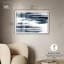 «Blue Mirage II Shadowbox», art mural bleu par Art Remedy-115123603-115123609