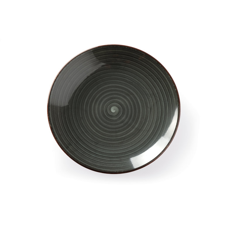 Shryock Dinner Plate, Black