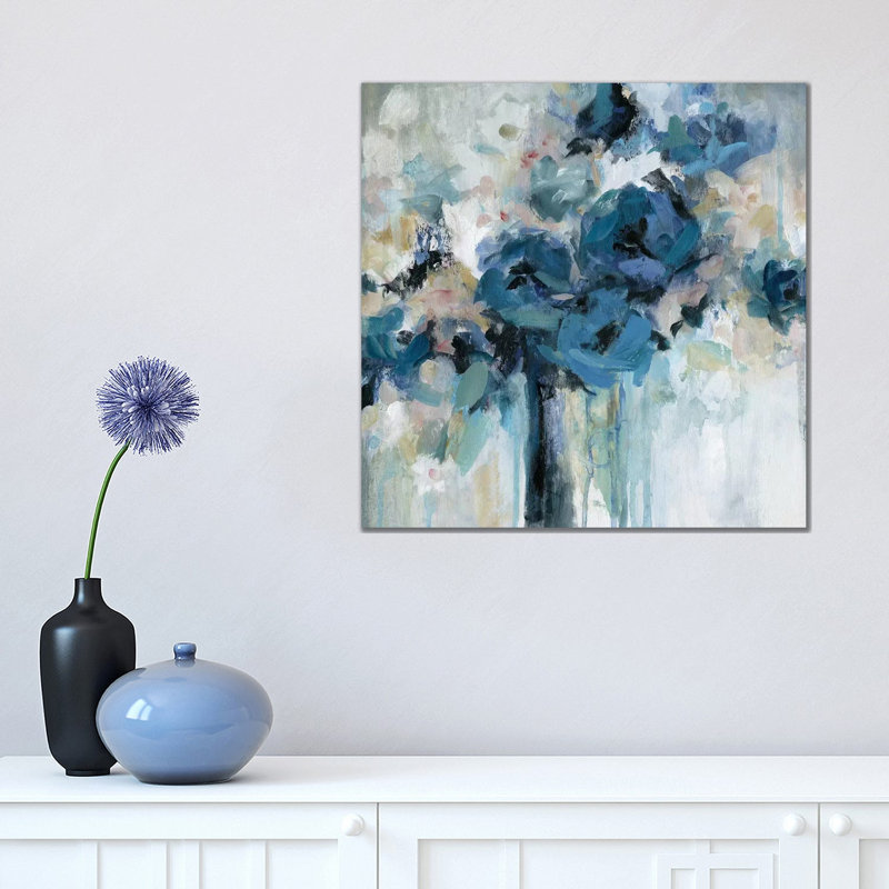 «Midnight Splash» par Carol Robinson, reproduction d'art sur toile tendue, H 12 po x l 12 po x P 0,75 po, Toile tendue
