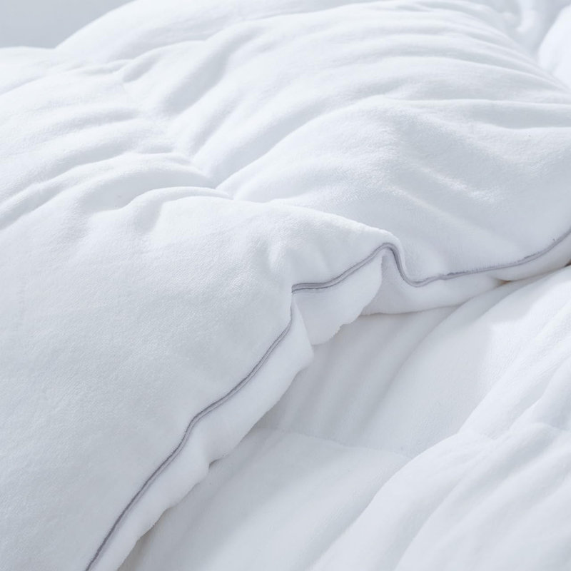 Boi He Thick - Coma Inducer Comforter Set - White, Full Comforter + 2 Standard Shams