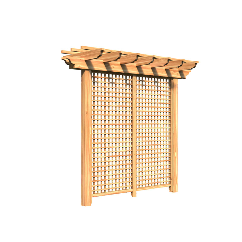 Solid Wood Pergola, 8 ft. W x 4 ft. D
