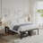 Tykesha 12" Heavy Duty Bed Frame No Box Spring Needed, Metal Platform Bed Frame with Round Corners-2139382896