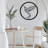 Stylish Black Decorative Metal Wall Accessory, 18.9 x 18.9 inches | 100% Durable Metal, Thickness: 0.05 inches | Perfect for Home Decor, Modern Aesthetic, and Unique Wall Art Accent