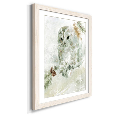 " Winter Lodge Owl " Painting Print