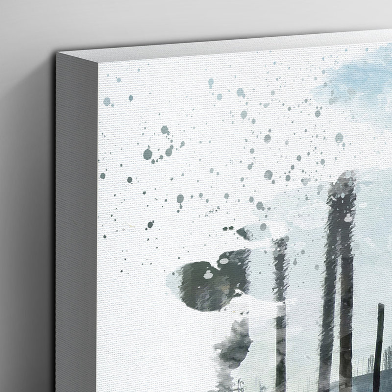 Venice Italy Gondolas - Wall Art, 50cm H x 76cm W, Wrapped Canvas