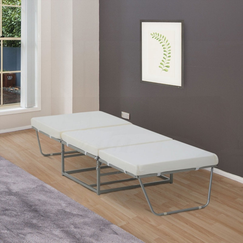 Lit simple convertible 2-en-1 pour invités HOMcom