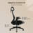 Ergonomic Mesh Task Chair, Adjustable Office Chair with 2D Headrest & 3D Armrest, Office Desk Chair with Lumbar Support, Recline Function,Black-196395802-195325935