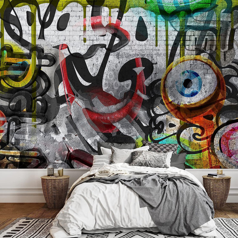 Peinture murale vibrante Graffi Street Paint, L 100 po x l 144 po