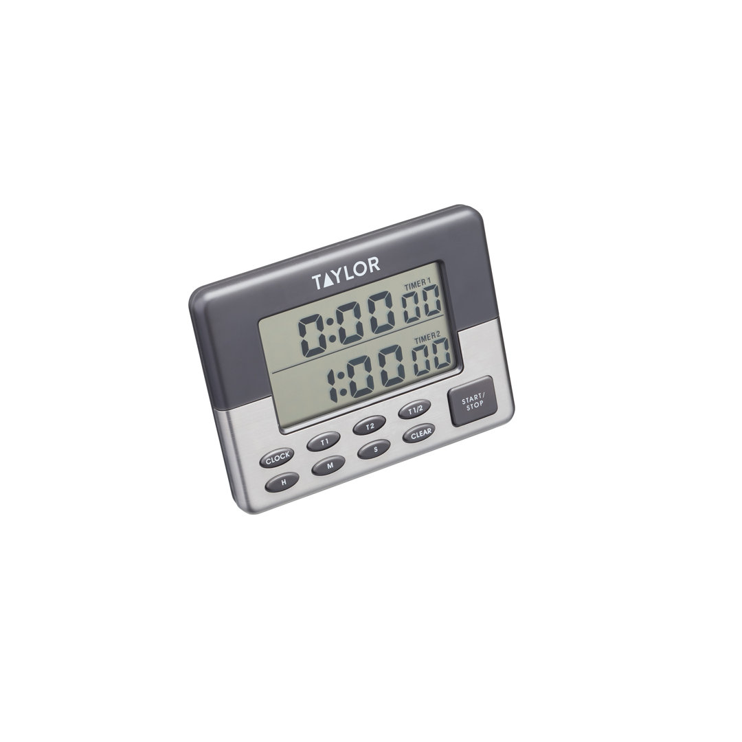 Taylor Pro Stainless Steel Dual Event Digital Timer