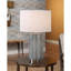 Lampe de table en verre