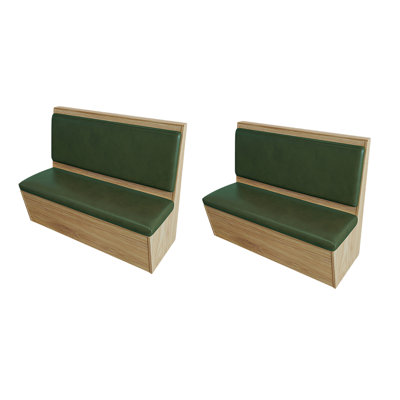Banc de rangement rembourré en similicuir Modern Modern