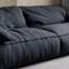 Causeuse-coussin modulaire en polyester bleu-1621534583