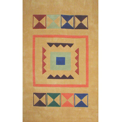 Bright Rug Geometric Indoor Rug