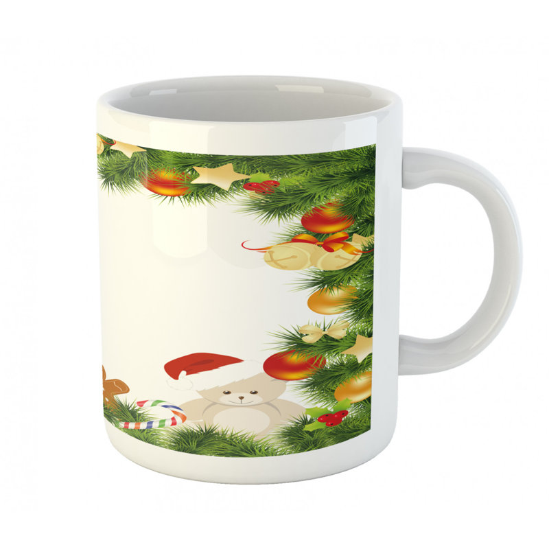 Grande tasse à café guirlande