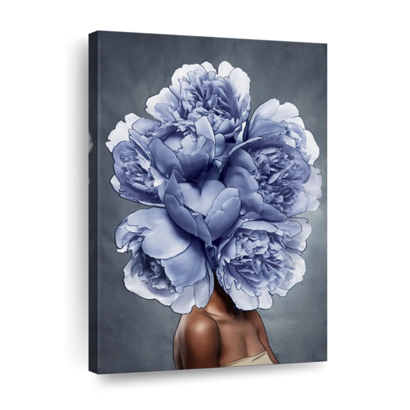 Lady Peony VII sur toile, H 24 po x l 16 po x P 1,25 po