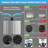 Modern Round Shower System, Rain Shower Head with Handheld Spray, Shower Faucet Set-114792283
