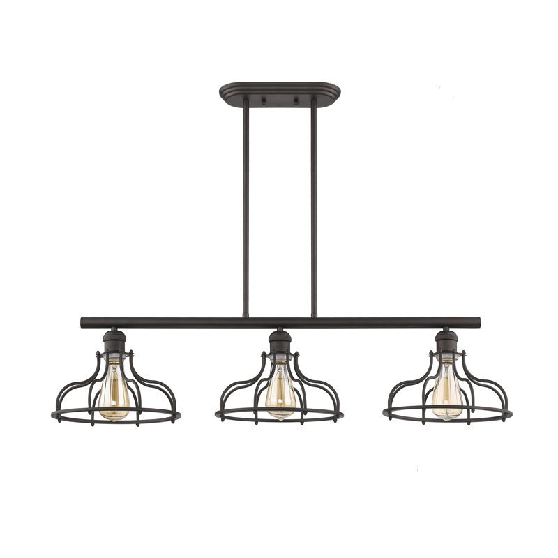 Gingrich 3 - Light Kitchen Island Pendant
