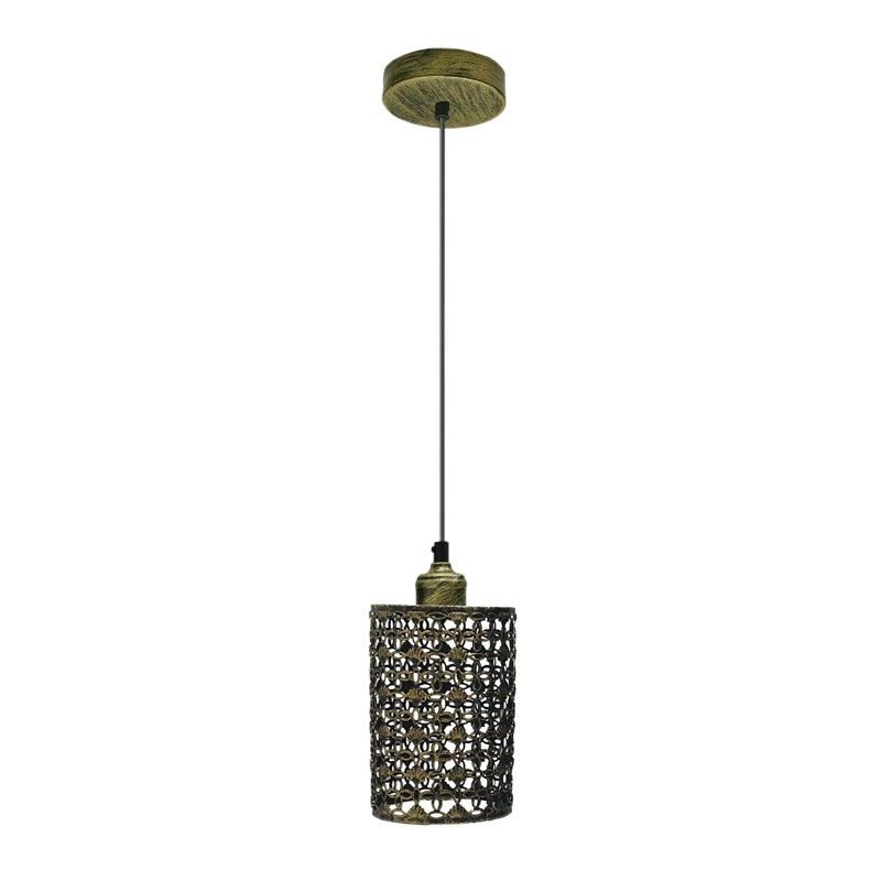 Fakieh 1 - Light Drum Pendant, Brushed Brass