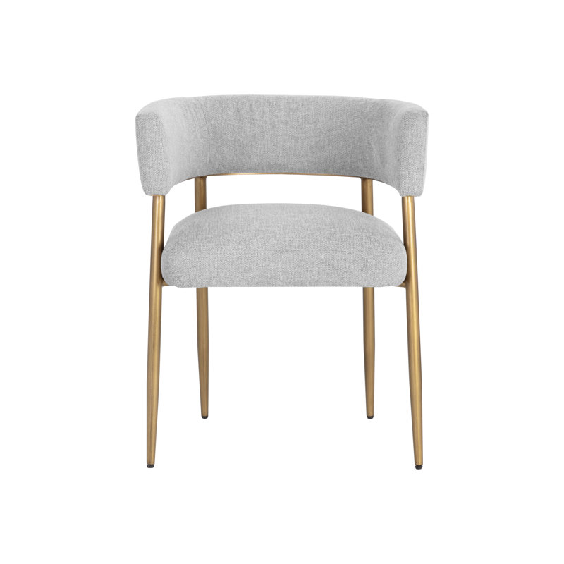 Maestro Upholstered Arm Chair, Gray