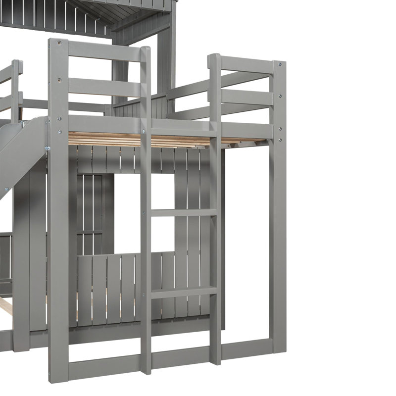 Lit pour enfants Hober, gris