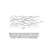 Simple metal ironwork flower branch wall decoration