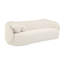 Canapé en velours texturé crème Tov Furniture-2077773247