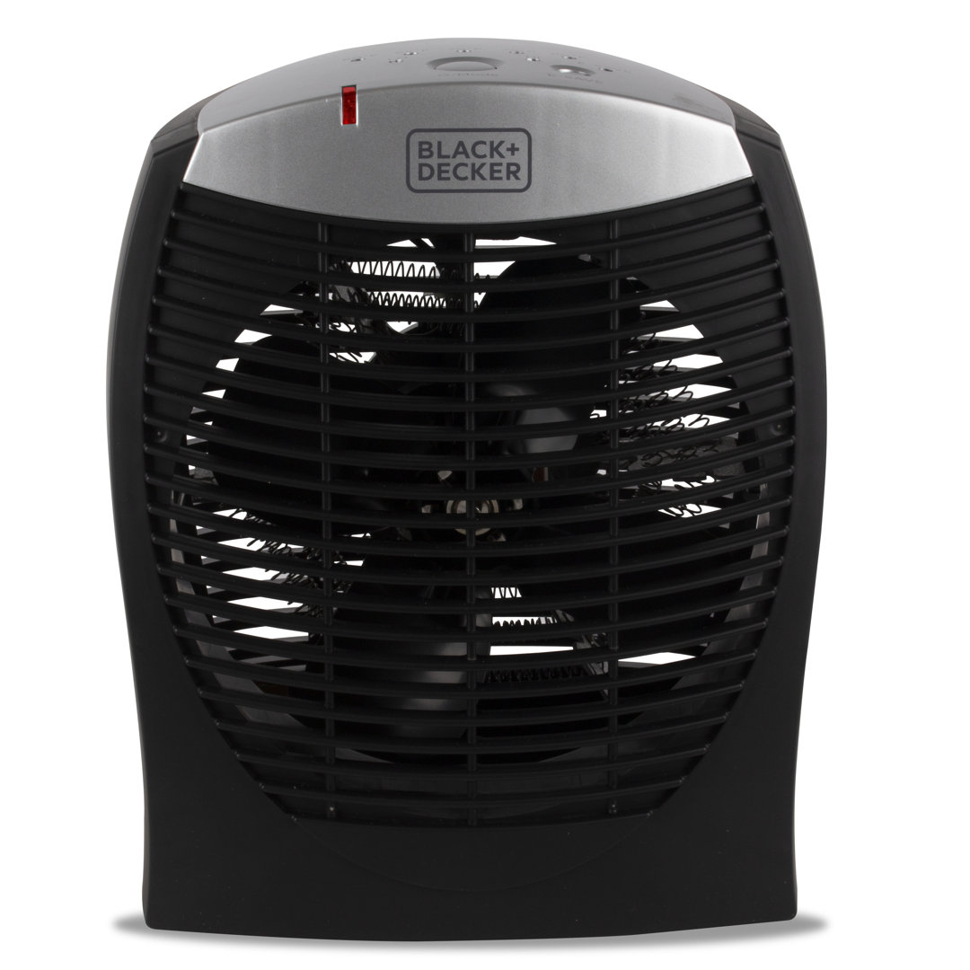 Winter Ready Series 1500 Watt Electric Fan Compact Heater with E-Saver Function BLACK+DECKER