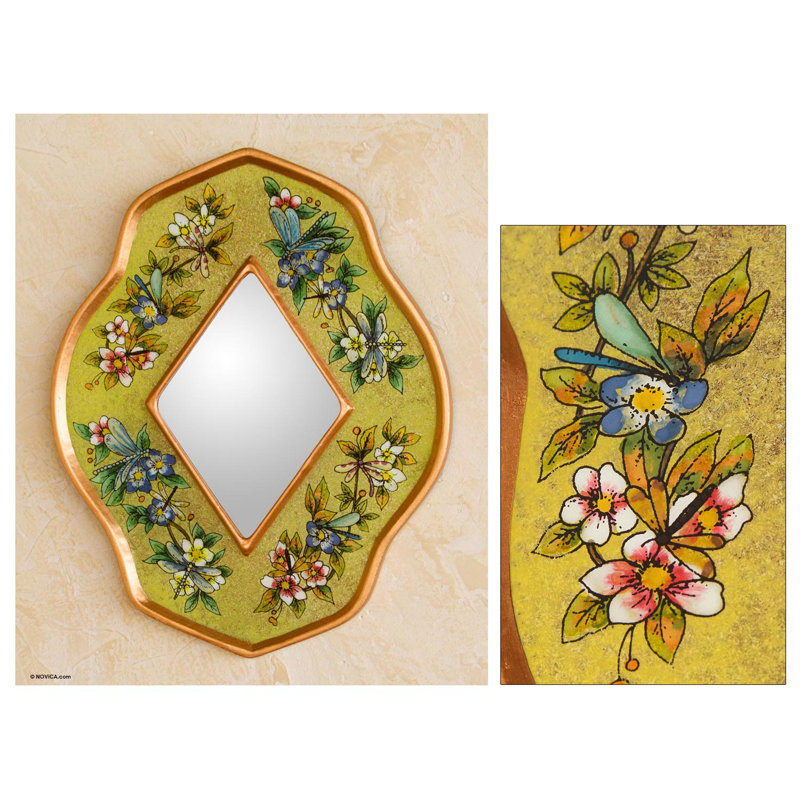 Miroir d'appoint Duncombe, Jaune
