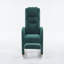 Chaise berçante en tissu avec repose-pieds réglable-420830079