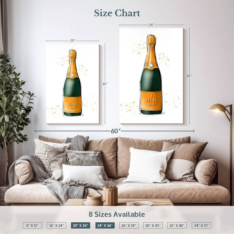 Yarlin I Veuve You, 30" H x 20" W
