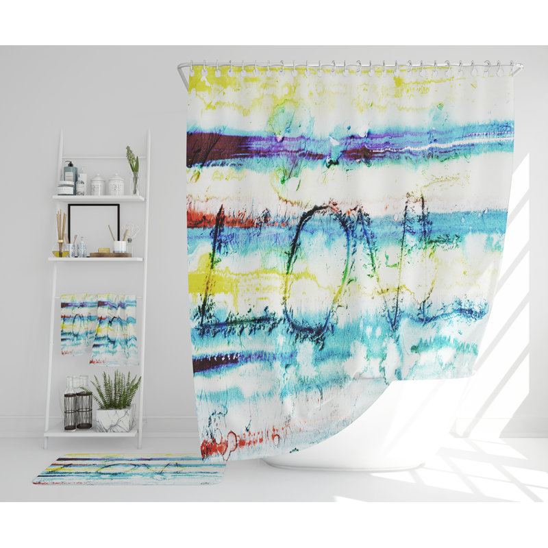 Natile Polyester Shower Curtain Set