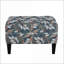 Repose-pieds repose-pieds en bois de bouleau 28,25 po x l 23 po x P 18,5 po | Noir | Bois
