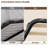 Bed Frame with Headboard, Platform Bed with Thickened Metal Frame, Lift Up Storage Bed with Motion Sensor Light, No Box Spring Needed-2012547302