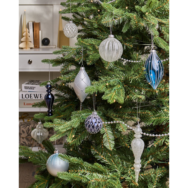 16cm Handmade Solid Colour Glass Ball Ornament