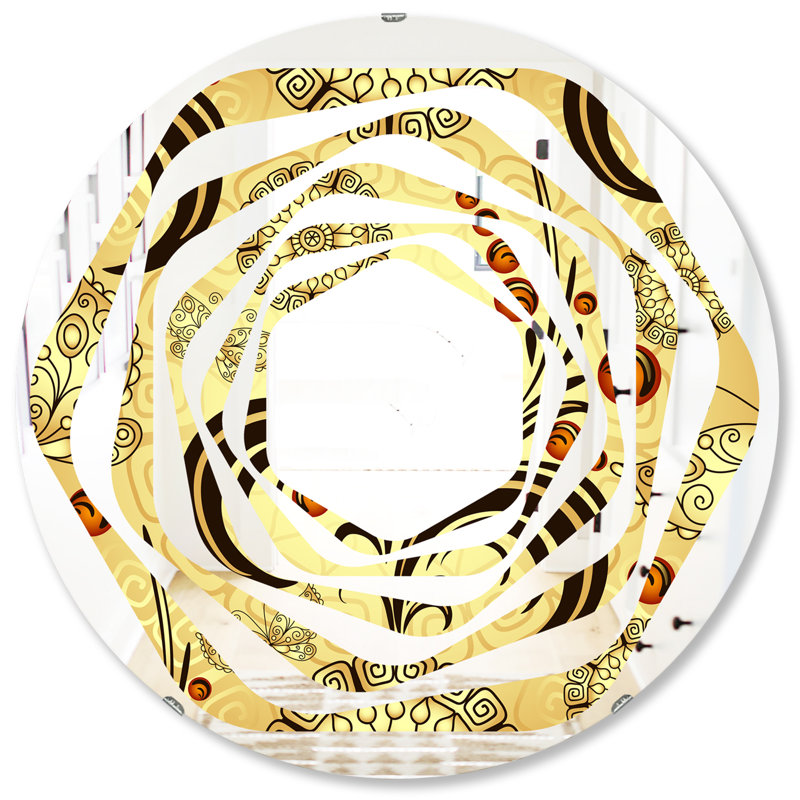 Miroir mural Whirl Luxury I, H 31,5 po x l po