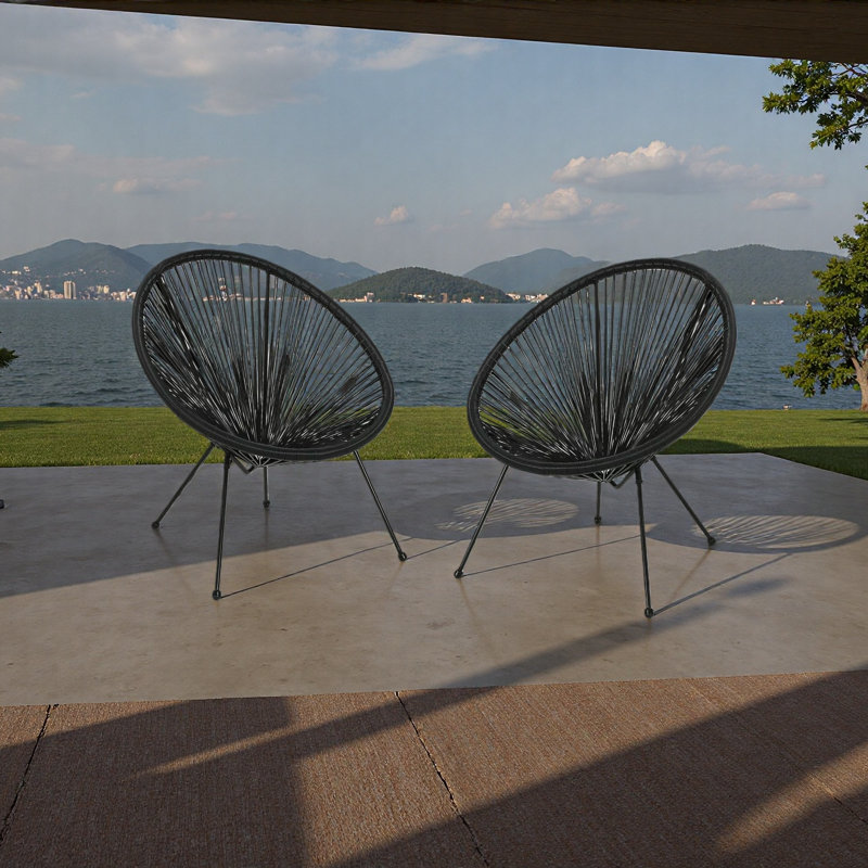 Chaise (ensemble de 2), Noir
