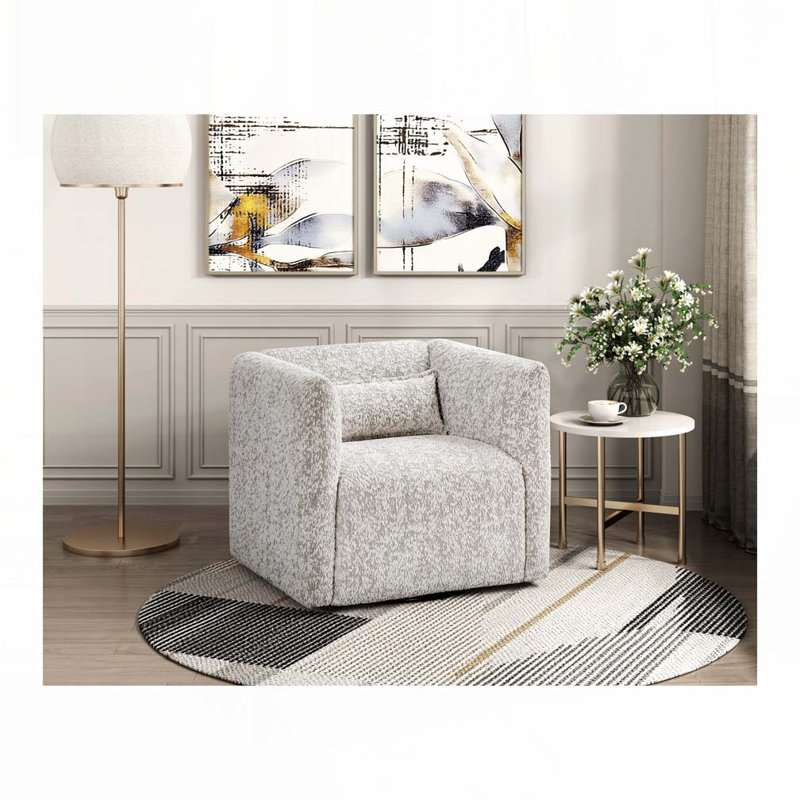 Chaise de salon pivotante