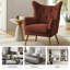 Fauteuil à oreilles 29,25 po Avianna-317751870
